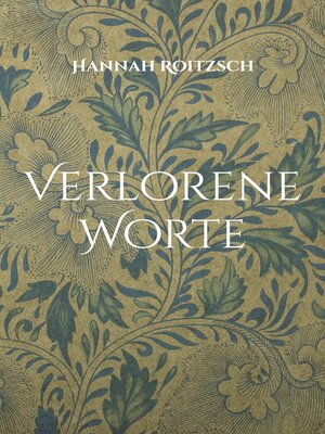 cover image of Verlorene Worte